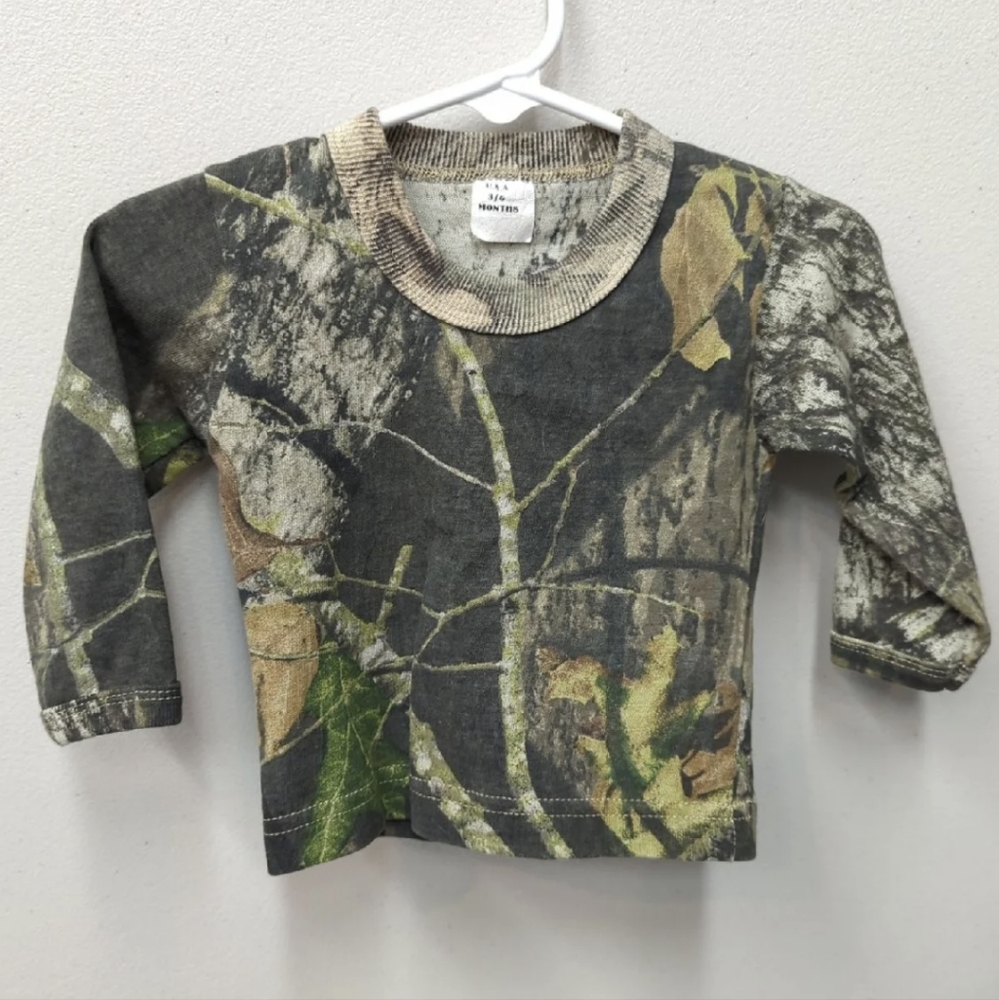 Camo shirt baby 3-6m